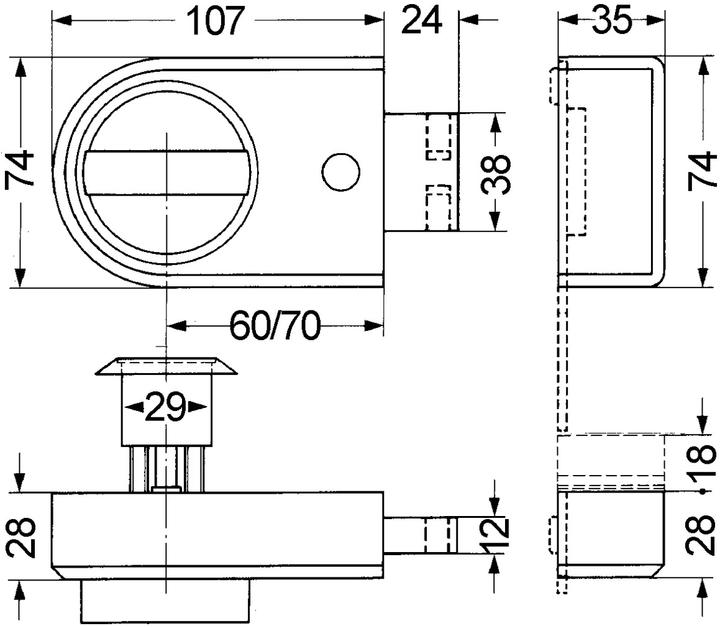Immagine prodotto Ikon Riegelschlösser (Cilindro esterno)