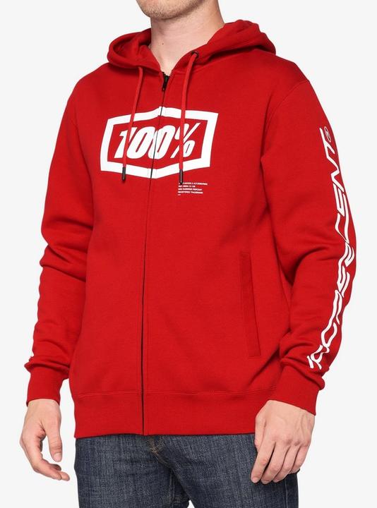 Produktbild 100% Syndicate Kapuzenpullover für Herren, Grösse L, Chili Pepper (L)