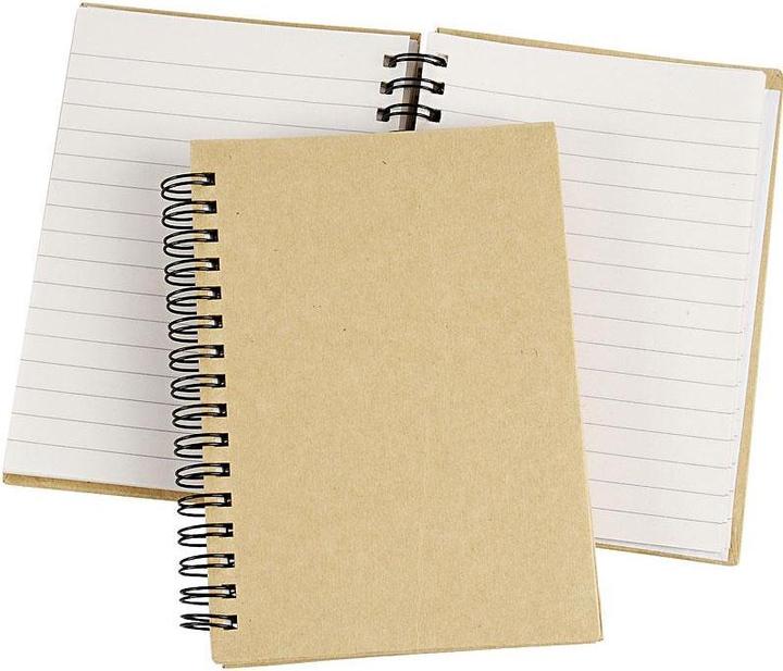 Produktbild Creativ Company Notizbuch mit Spiralbindung (A6, Liniert)