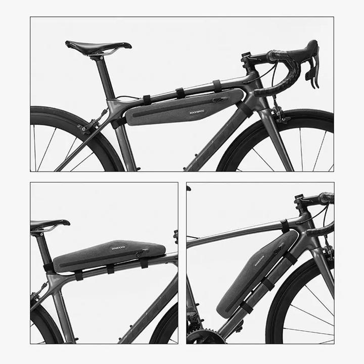 Produktbild Rockbros AS-052 waterproof bicycle bag for frame - gray (1.50 l, Rahmentasche)
