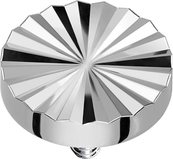 Image du produit Star Piercing Dermal Anchor Diamantschliff Scheibe rund silber (sans laiton, Titane)