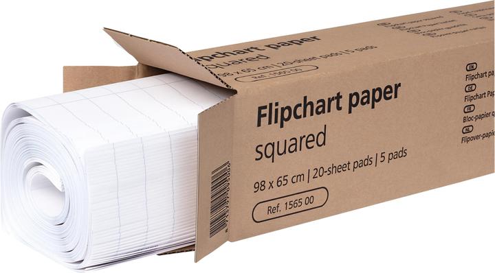 Actual product image Legamaster Flipchart paper chequered
