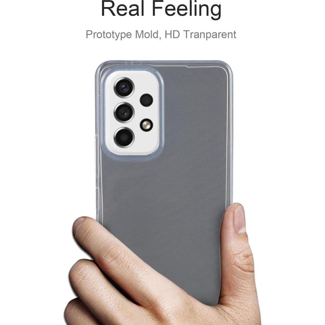 Thumbnail - König Design Hülle Handy Schutz für Samsung Galaxy A53 5G Case Cover Tasche Etuis Transparent (Samsung Galaxy A53 5G), S...