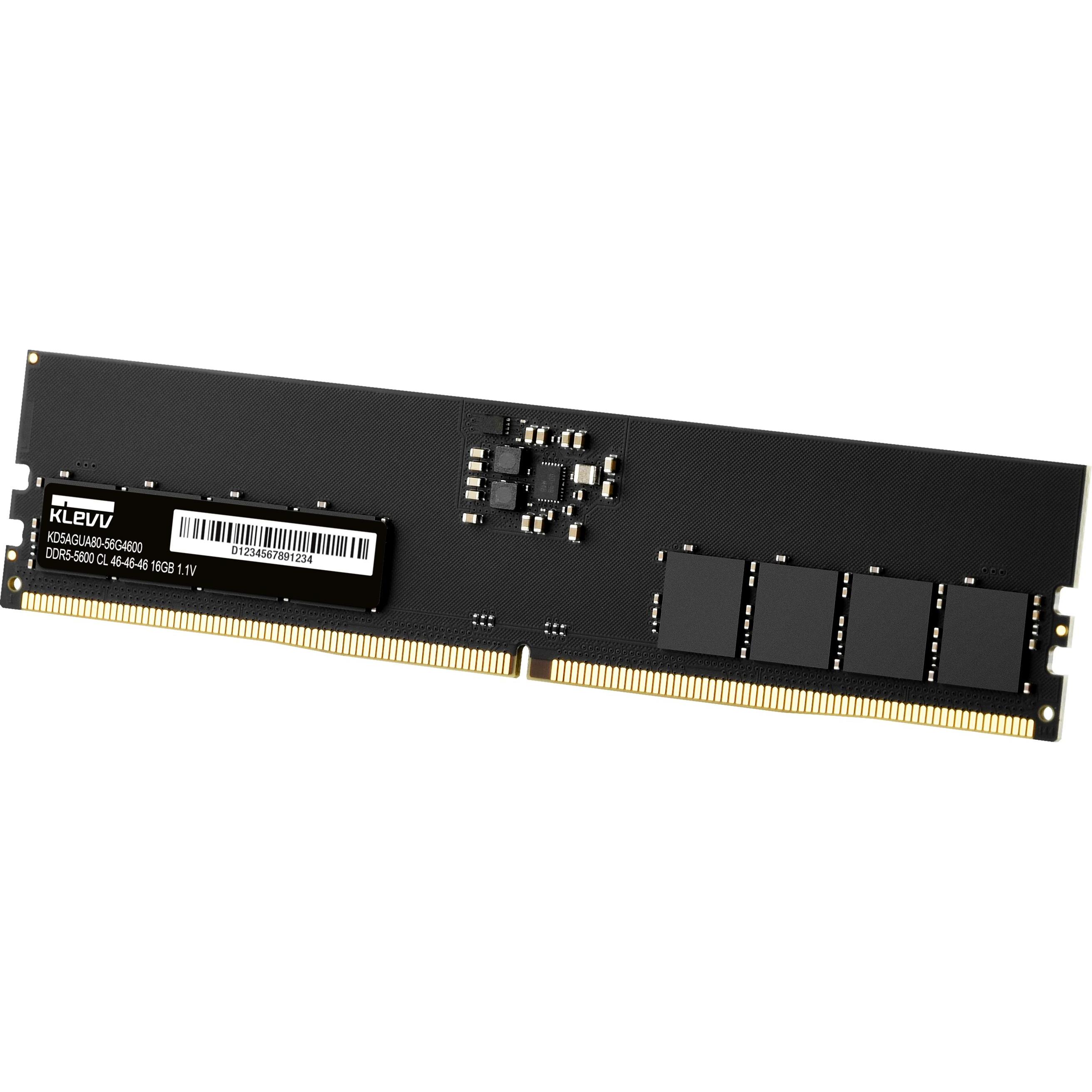 Klevv 16GB (1x 16GB) 5600MT/s DDR5 OEM UDIMM (1 x 16GB, 5600 MHz, RAM DDR5, DIMM), Memoria RAM