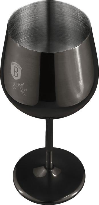 Produktbild BerlingerHaus Metall-Weinglas-Set, 4tlg., je 550 ml (55 cl, 4 Gläser, Rotweingläser, Weissweingläser)