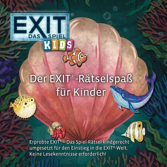 Actual product image Kosmos EXIT® - Das Spiel - Kids: Rätselspass im Meer (German, 1 - 4 Players)