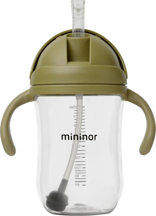 Actual product image Mininor Global - Straw Bottle Tritan 330ml - Moss Green (14253) (330 ml)