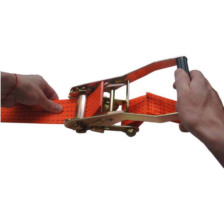 RS PRO, Cinghia di fissaggio, 8.5 ± 0.5mm Clawhook Ratchet Strap, 50mm Wide, 5000kg Breaking Strain