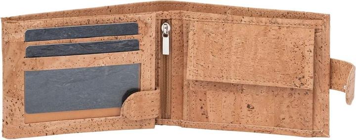 Actual product image Simaru Zac Flap" wallet natural