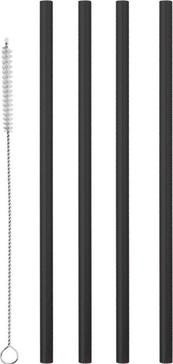 Immagine prodotto Metaltex Cannucce di plastica 12 pezzi nere (12 x)
