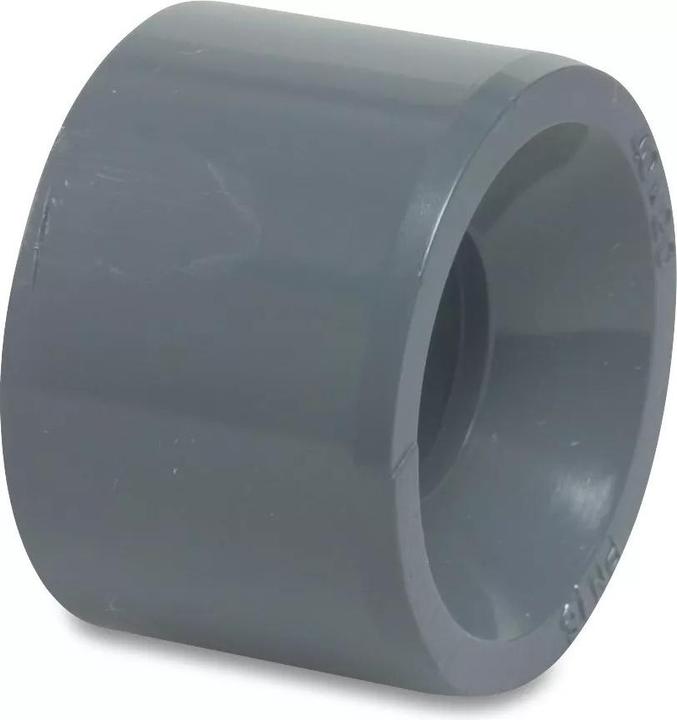 Produktbild Magni bevo Liquipipe GmbH PVC Reduktion kurz 63mm grau Klebemuffe x Klebemuffe PN16 50mm Reduktion PVC-U