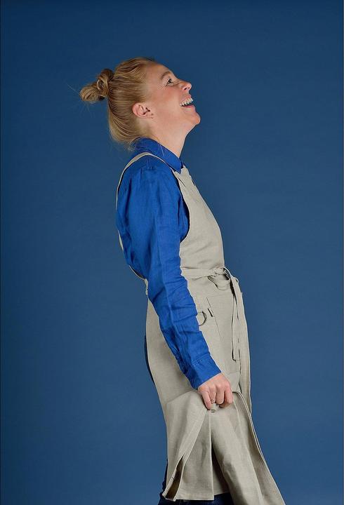 Actual product image Kela Apron Puro nature (M, S)