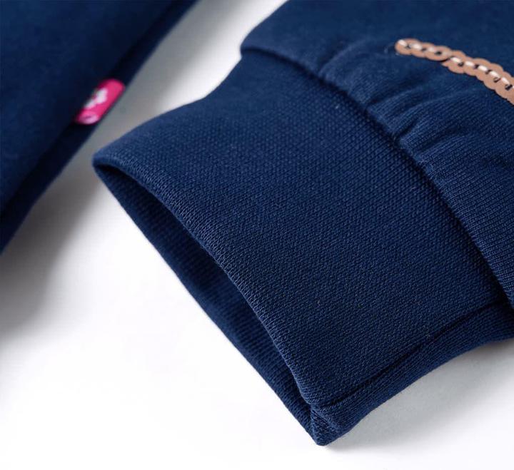 Immagine prodotto VidaXL Felpa da bambino blu navy 116,Materiale: 95% cotone. 5 (116)
