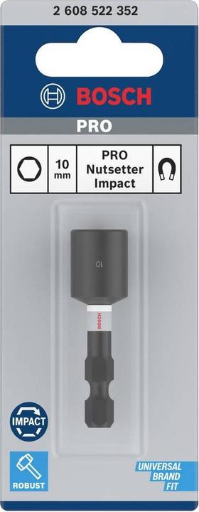 Actual product image Bosch Professional Zubehör PRO Nutsetter Impact, 10 x 50 mm (10 mm)