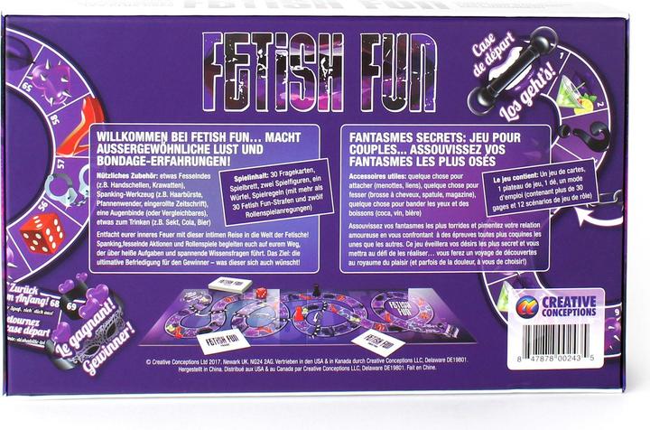 Produktbild Creative Conceptions Fetish Fun Game FrenchGerman (Brettspiel, Deutsch, Englisch)