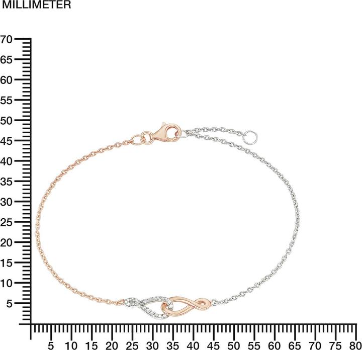 Image du produit Amor Infinity (21 cm, Argent, Zircone)