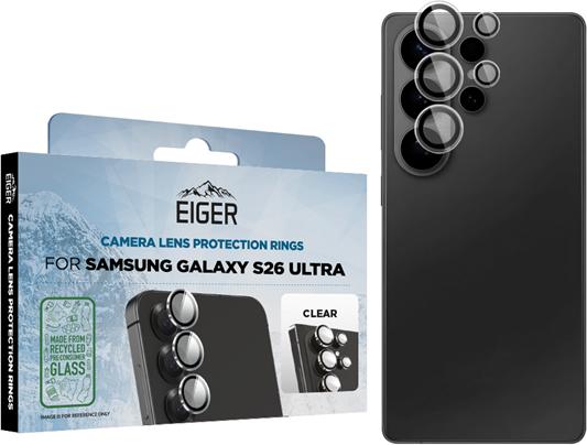 Eiger Mountain Glass Lens Ring clear (1 pcs, Samsung Galaxy S26 Ultra)