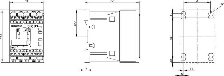 Produktbild Siemens Contactor Relay 4NO AC 24V S00