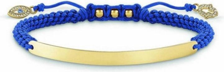 Immagine prodotto Thomas Sabo Bracciale Nazar Eye (21 cm, Argento, Materiale sintetico)