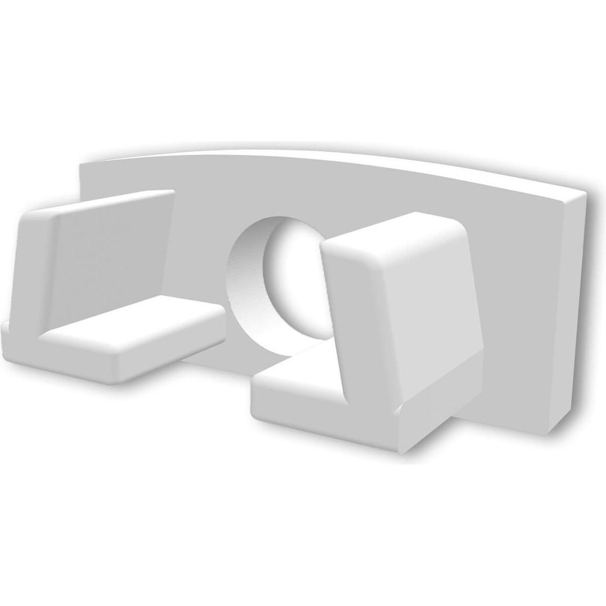 Thumbnail - Isoled, Zubehör Beleuchtung, Endkappe EC224 für Profil MINI-AB V2 weiss, mit Kabeldurchführung, 1 STK