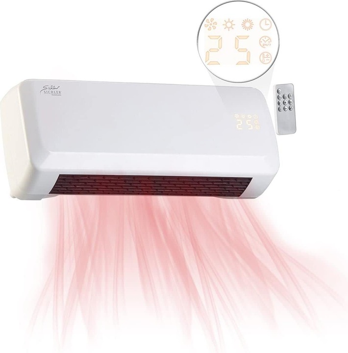 Actual product image Sichler Compact wall fan heater (2000 W)