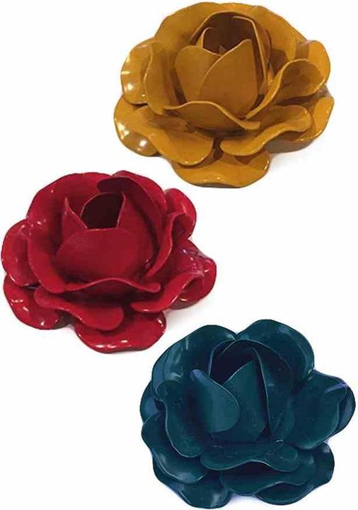 Produktbild Siena Garden Pflanzstütze Fiberstab Blume Tim & Tom, H 100 cm, Fiberglas in rot (100 cm, 6.50 cm)