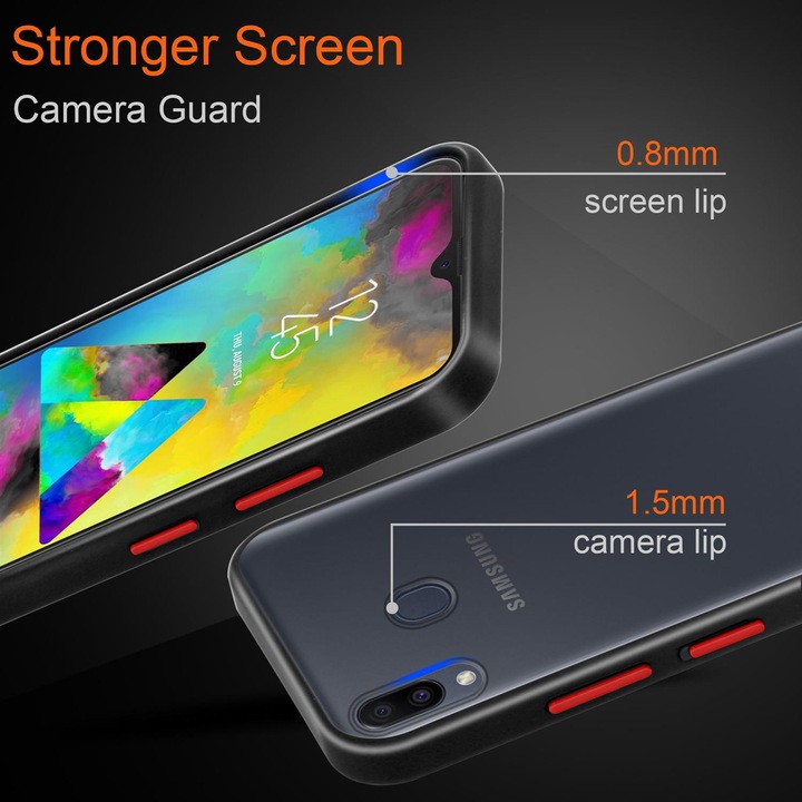 Produktbild Cadorabo Hybrid Matt Cover (Samsung Galaxy M20)
