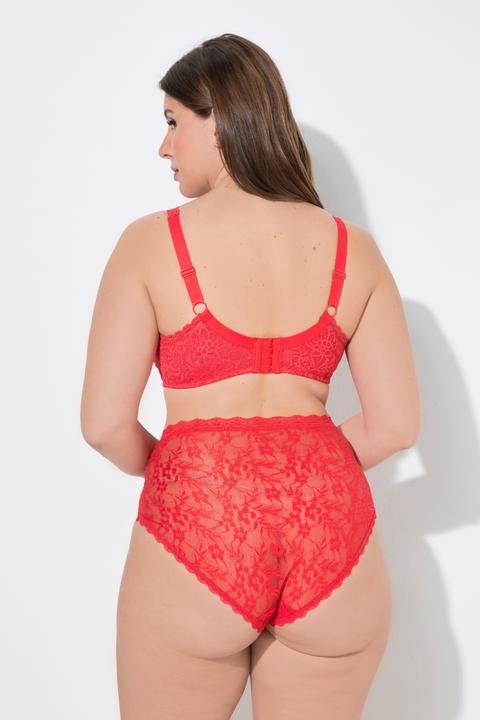 Produktbild Ulla Popken Bügel-BH, Blütenspitze, Vollspitze, Cup B - E (Einzelpack, 95 E)