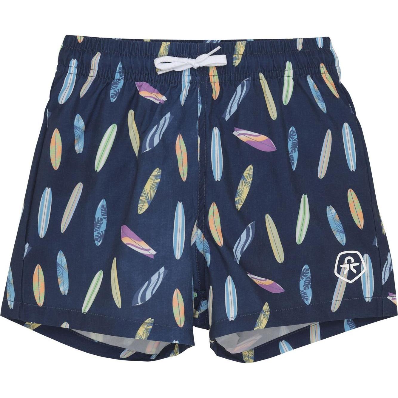 Color Kids, Unisex, Badehose, Kid's Swim Shorts AOP, Blau, (152)