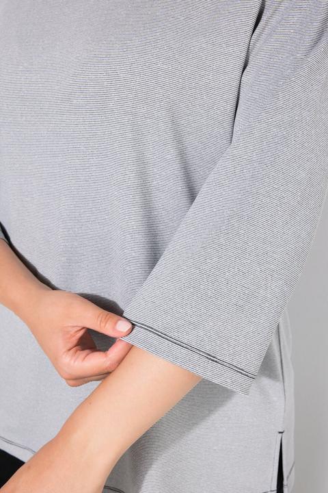Produktbild Ulla Popken T-Shirt, Ziernähte, Rundhals, Halbarm (50, 52)