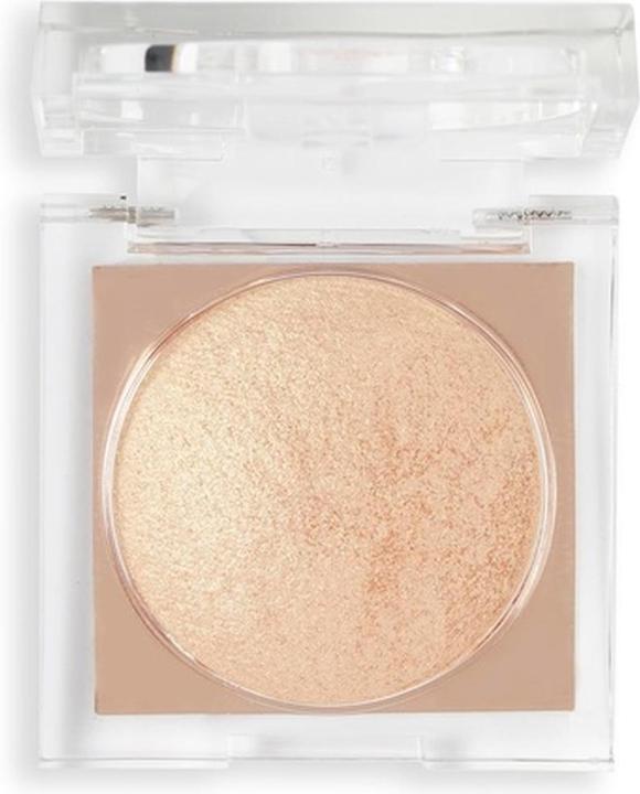 Actual product image Makeup Revolution Beam Bright Highlighter All Over Face Glow Powder to Liquid Formula 5 Different Sh (Bronze Baddie, Highlighter, 40 g)
