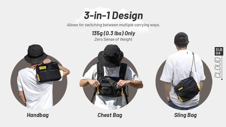 Immagine prodotto Nitecore SLB04 Borsa a tracolla 3 in 1 (1.50 l)