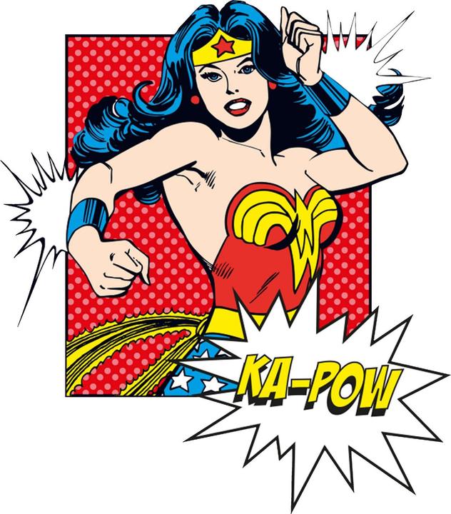 Immagine prodotto Wonder Woman Ka-Pow Felpa Adulto Unisex (M)