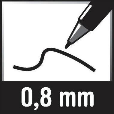 Image du produit Pentel stylo de signalisation (Noir, 1 x)