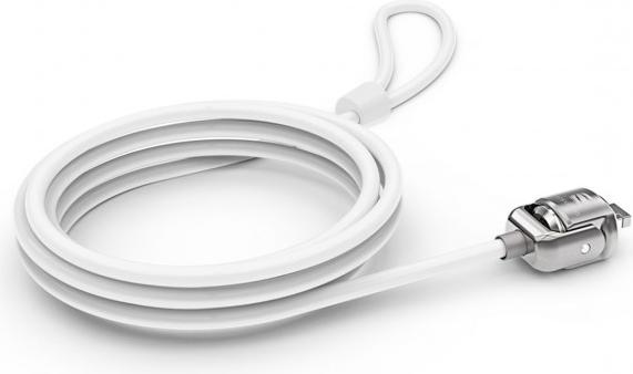 Produktbild Maclocks Universal Keyed Cable Lock with 3M Plate - White