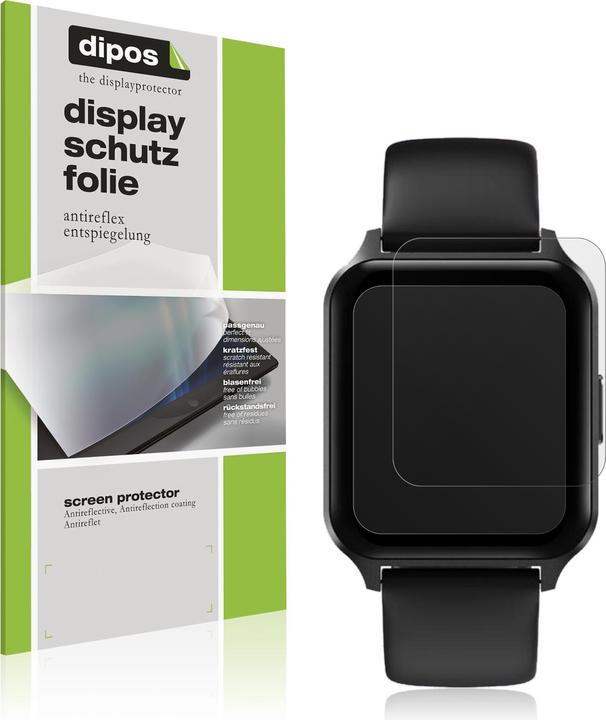 Actual product image Dipos Screen Protector Anti-Glare (Touchelex 1.52 Inch Smartwatch)