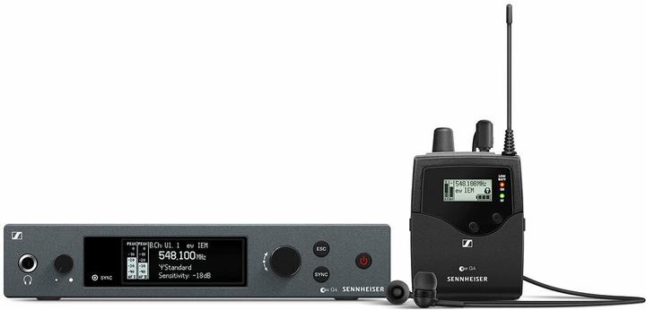 Actual product image Sennheiser EW IEM G4-B sets for wireless monitoring systems 626 - 668 MHz LED (Wireless audio transmission)