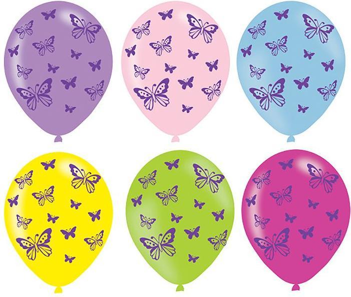 Produktbild Amscan Schmetterlinge (6x)