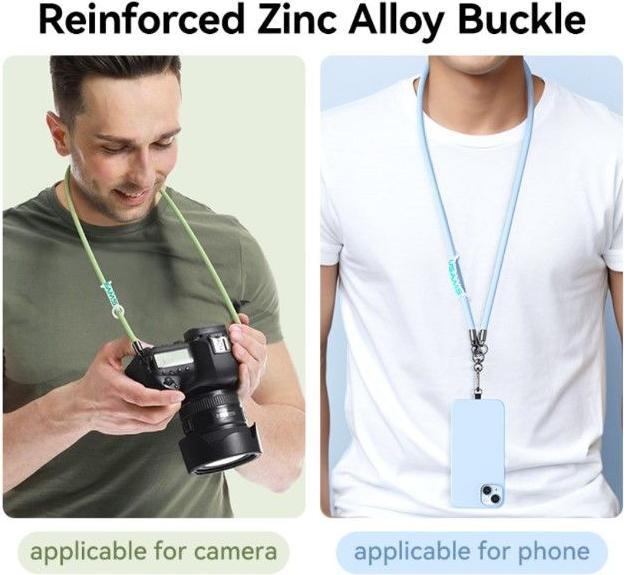 Actual product image Usams Uniwersalna smycz do telefonu 1,2m żółty/yellow ZB282GS05 (US-ZB282)