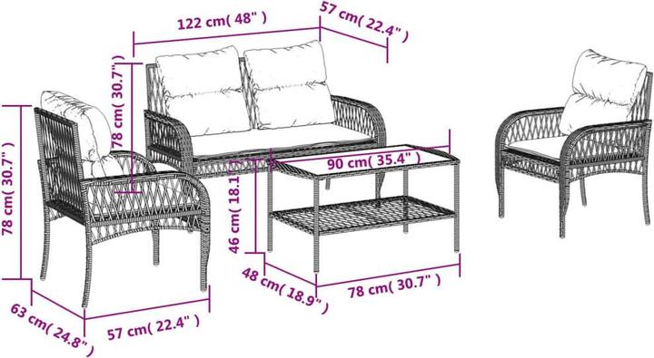 Produktbild vidaXL Kristopher