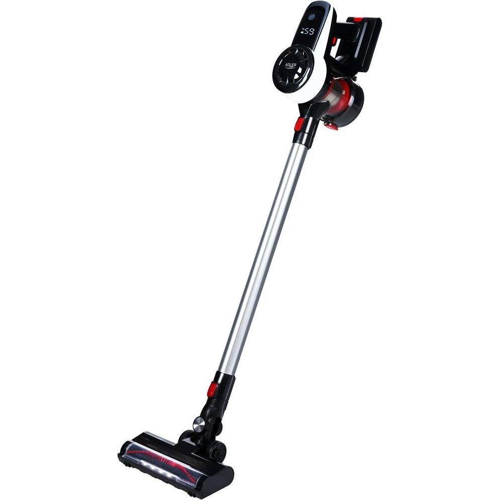 Adler AD 7048 Bagless vacuum cleaner with brushless motor technology, White/Black/Red, Staubsauger, Mehrfarbig
