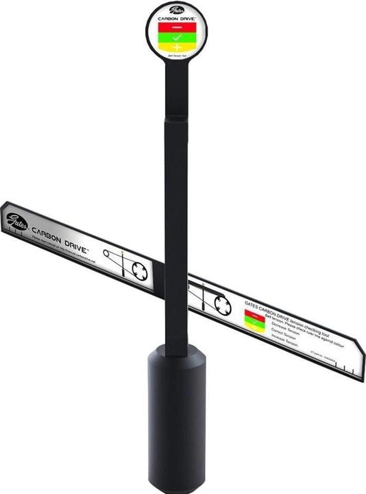 Gates Testapparaat voor carbon-gedrukte courroie