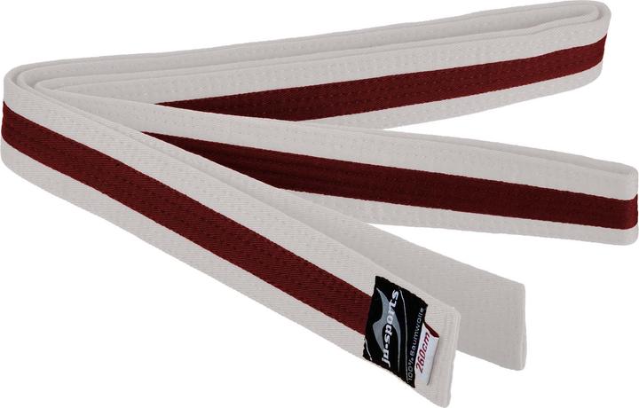 Actual product image Ju-Sports Budo belt white/brown/white