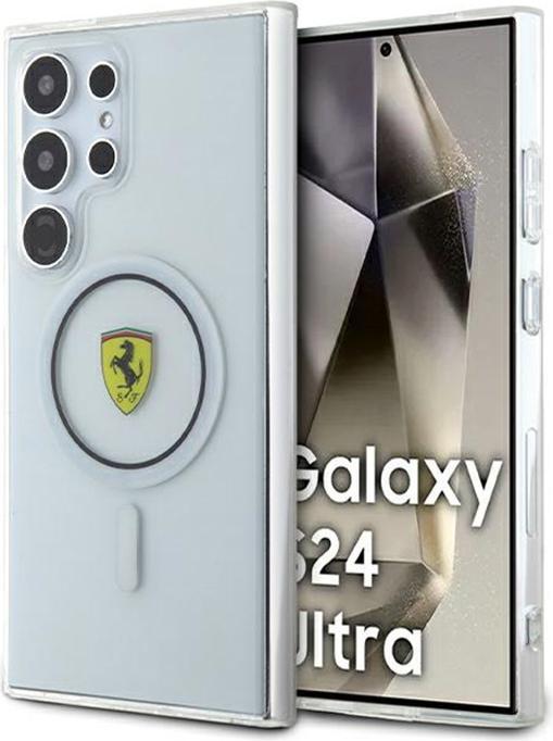 Produktbild Ferrari FEHMS24LU3CLK S24 Ultra S928 czarny/black hardcase IML Transp Inner Circle Line MagSafe (Samsung Galaxy S24 Ultra)