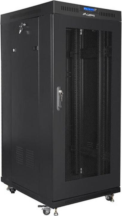 Image du produit Lanberg FF01-8015-23BL rack cabinet 15U Freestanding rack Black (15 HE, Rack 19 pouces)