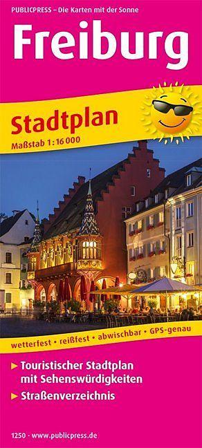 Produktbild Freiburg. Stadtplan 1:16 000 16000