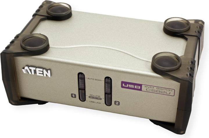 Immagine prodotto Aten CS82U, interruttore KVM a 2 porte, USB, PS/2 e VGA