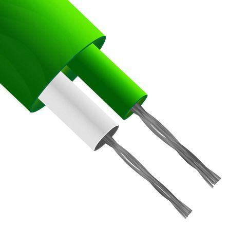 RS PRO, Tubo + Canalina per cavi, Type K thermocouple PVC 50m Reel (50 m)