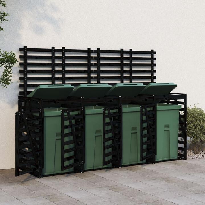 Produktbild vidaXL Mülltonnenbox für 4 Tonnen