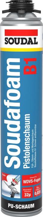 Produktbild Soudal Soudafoam B1 (Pistole) 750ml Blau (750 ml)